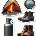 Camping & Adventure - Sticker Sheet v15